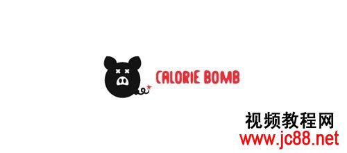 Calorie Bomb 猪logo