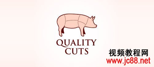 Quality Cuts Butcher 猪logo
